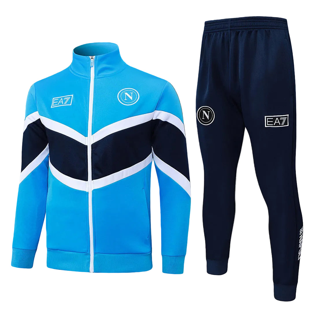 Napoli 2025/26 Blue Fullzip Tracksuit Set