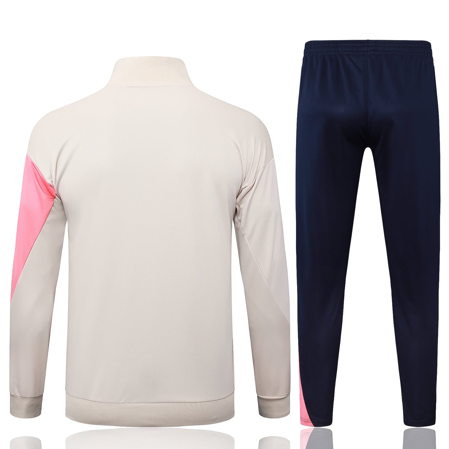 Barcelona 2025/26 Cream Full-Zip Tracksuit Set