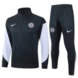 Chelsea 2025/26 Grey Full-Zip Tracksuit Set