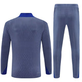 Inter Milan 2025/26 Grey Half-Zip Tracksuit Set