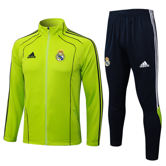 Real Madrid 2025/26 Green Full-Zip Tracksuit Set