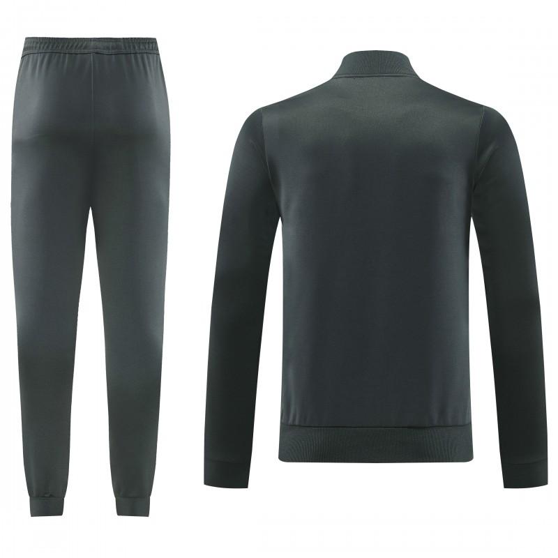 Manchester United 2025/26 Grey Full-Zip Tracksuit Set
