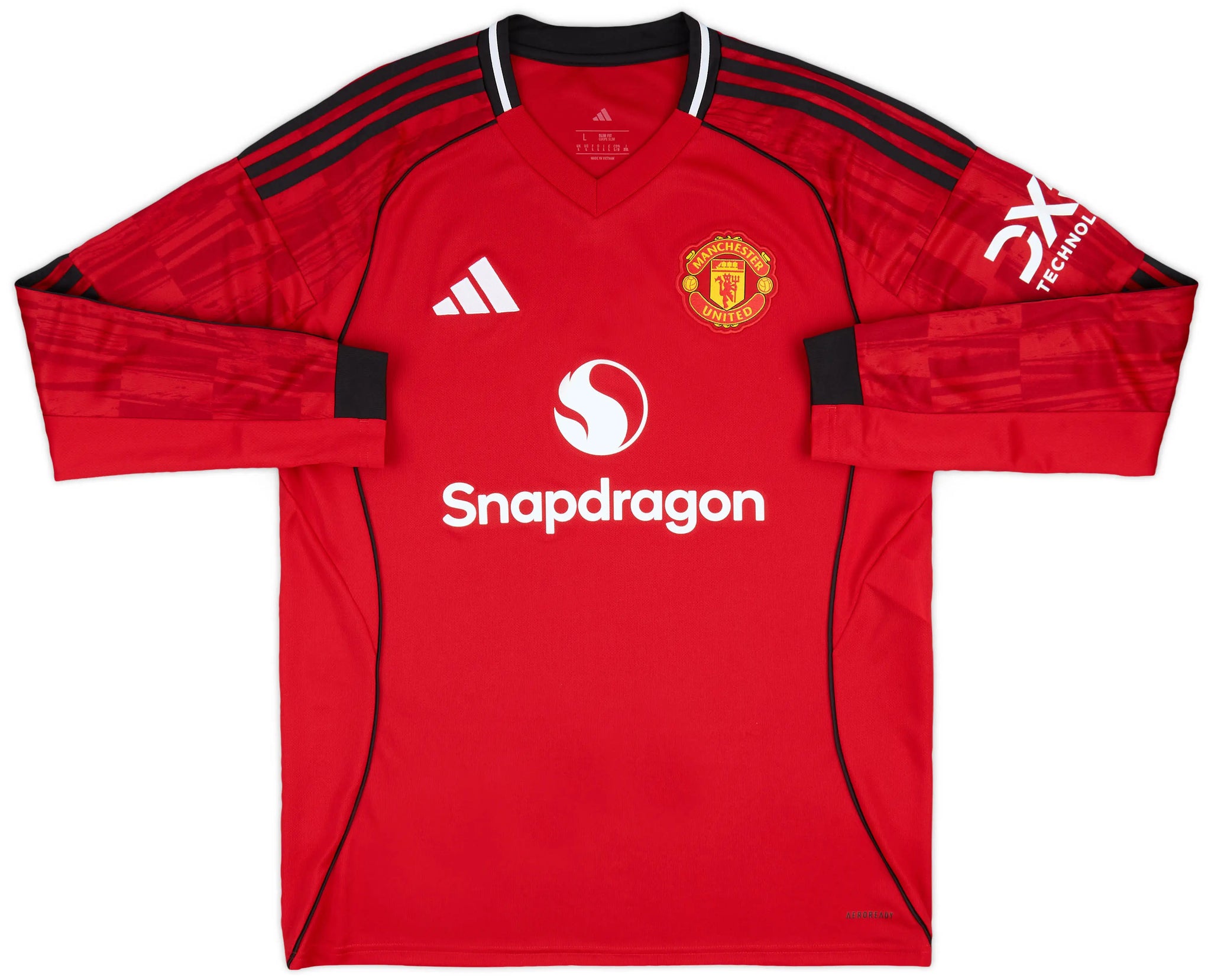 Manchester United 2025/26 Home Fan Version Long Sleeve