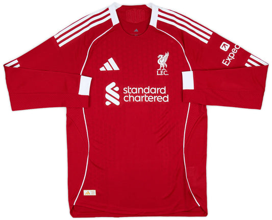 Liverpool 2025/26 Home Player Version Long Sleeve