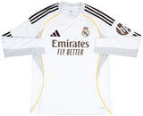 Real Madrid 2025/26 Home Fan Version Long Sleeve
