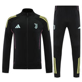 Juventus 2025/26 Black Full-Zip Tracksuit Set