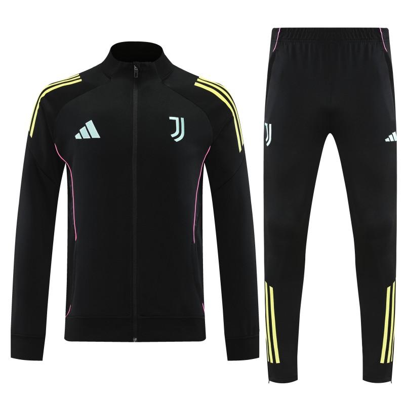 Juventus 2025/26 Black Full-Zip Tracksuit Set