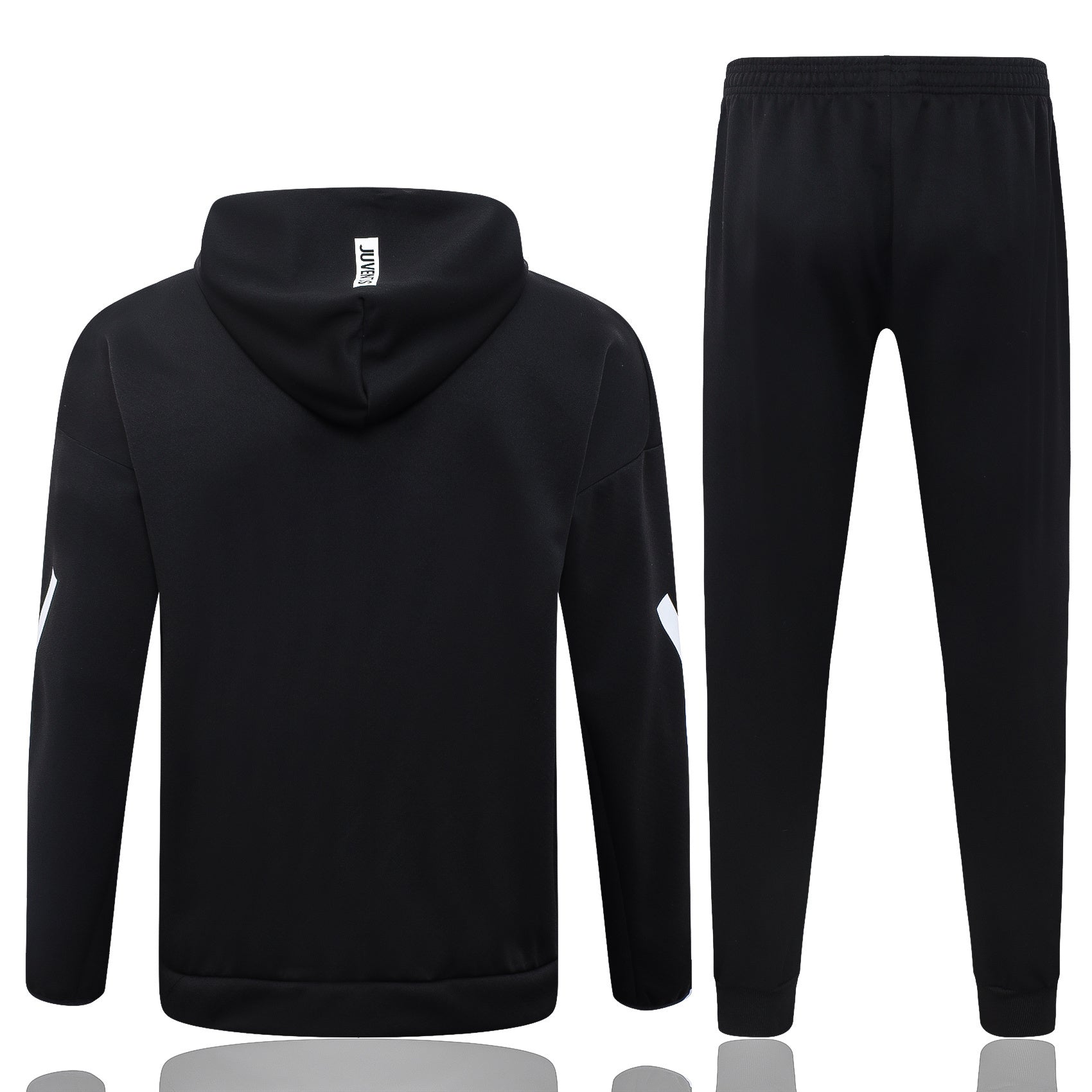 Juventus 2025/26 Black Hoodie Tracksuit Set