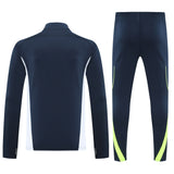 Real Madrid 2025/26 Navy and White Half-Zip Tracksuit Set