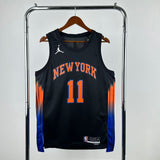 New York Knicks 2025-26 Black Swingman Jersey - Statement Edition