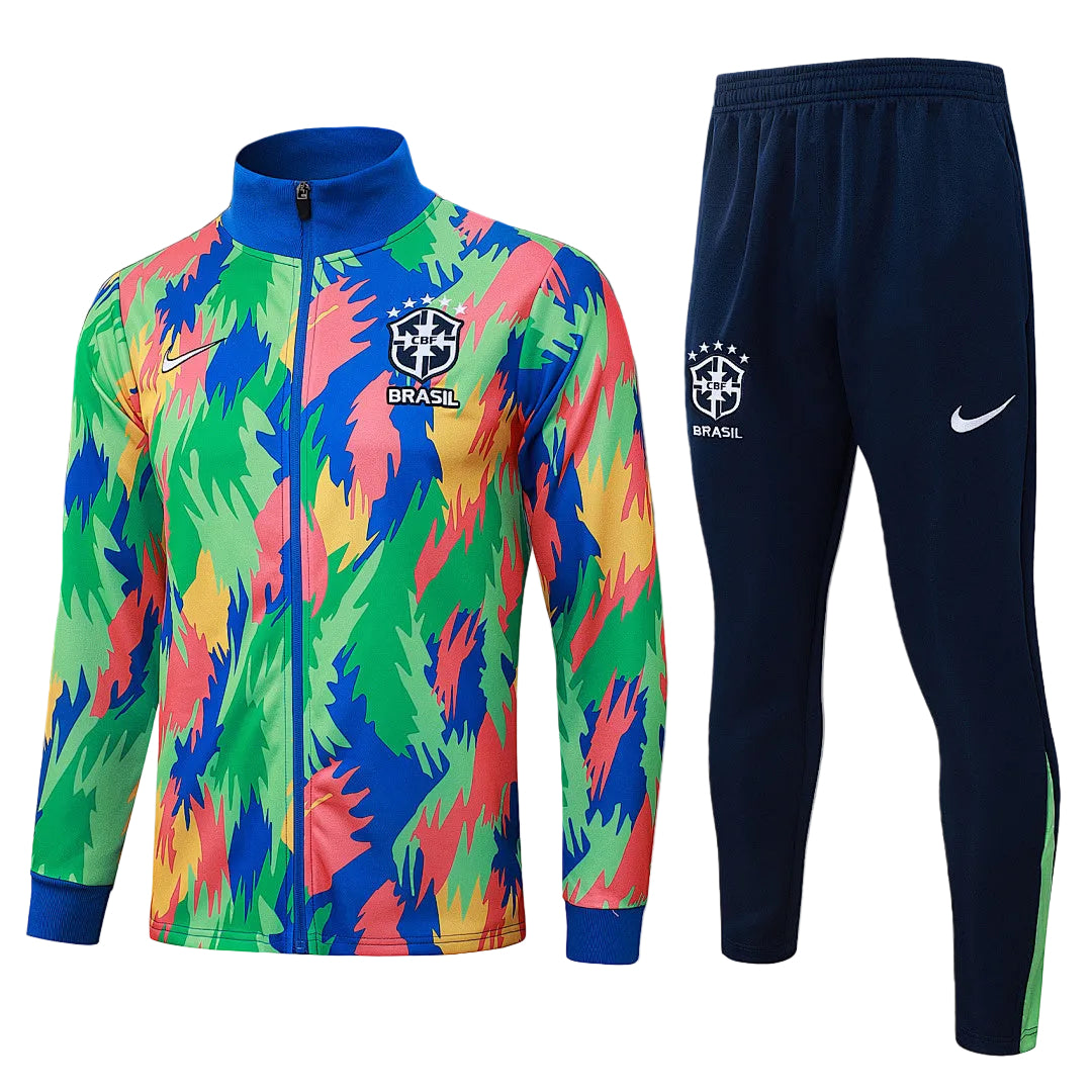 Brazil 2025/26 Rainbow Full-Zip Tracksuit Set