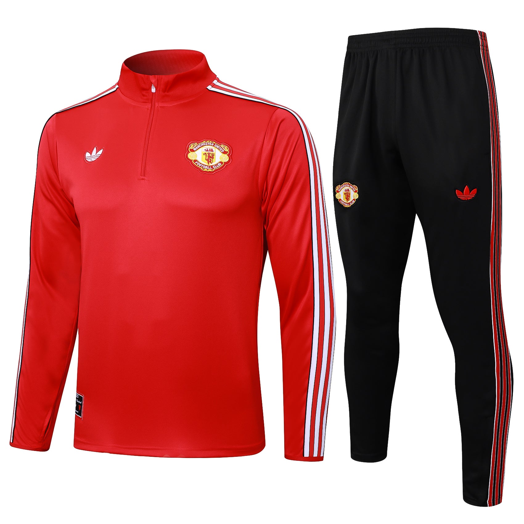 Manchester United 2025/26 Red Half-Zip Training Tracksuit Set
