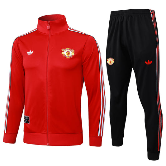 Manchester United 2025/26 Red Originals Full-Zip Tracksuit Set