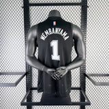 San Antonio Spurs 2025-26 Black Swingman Jersey - City Edition