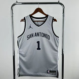 San Antonio Spurs 2025-26 Grey Swingman Jersey - Statement Edition