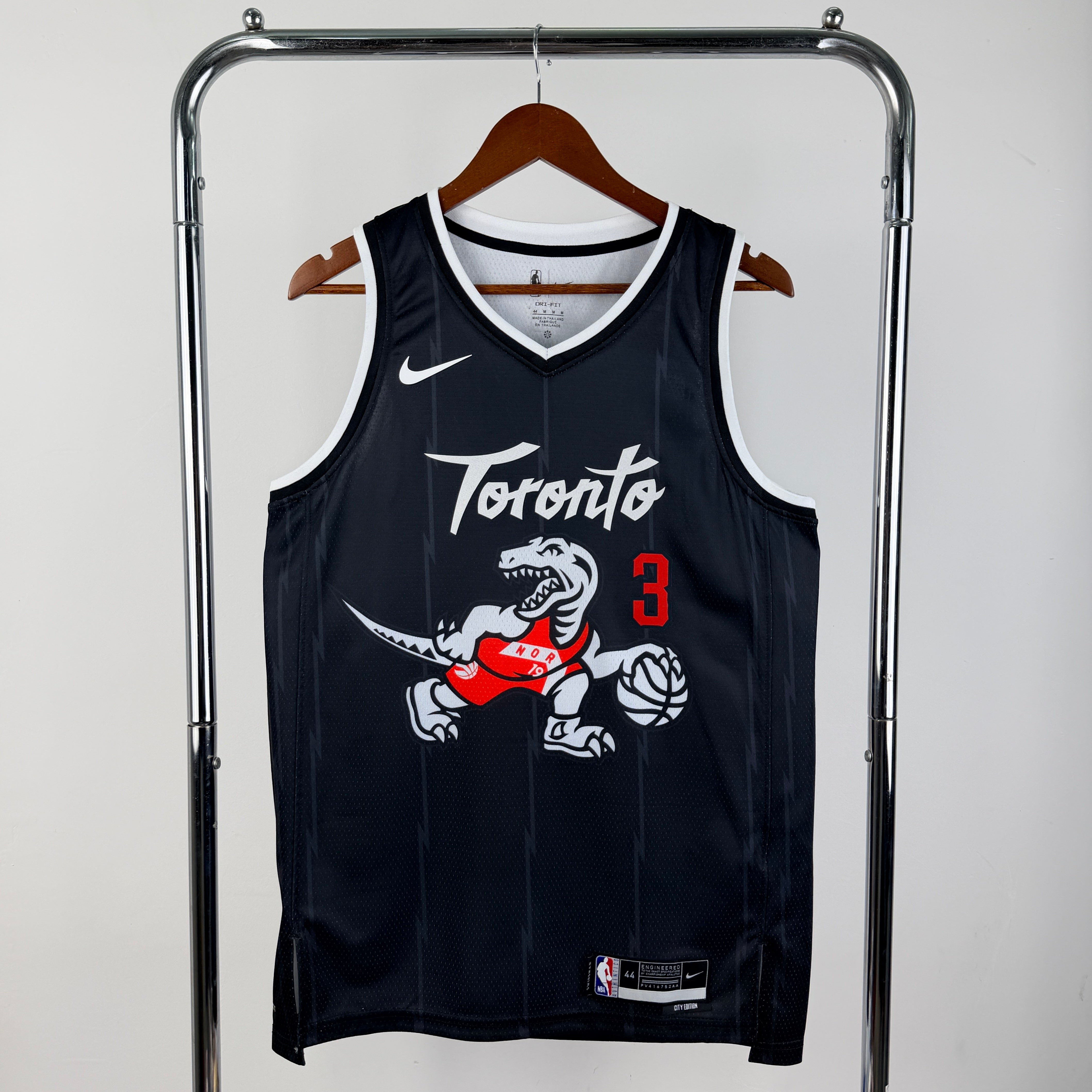 Toronto Raptors 2025-26 Black Swingman Jersey - City Edition – Vintage ...