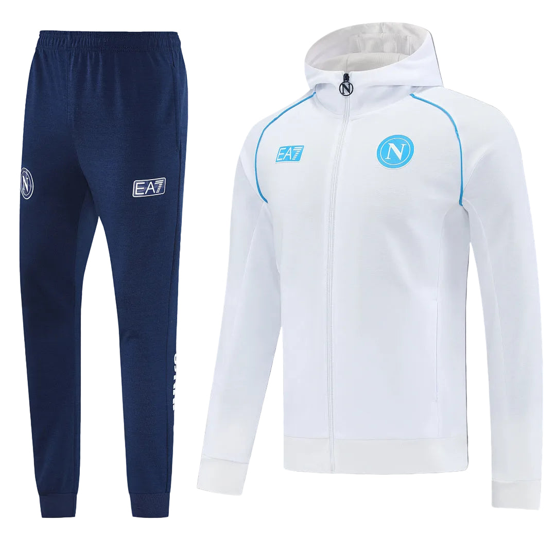 Napoli 2025/26 White Fullzip Tracksuit Set