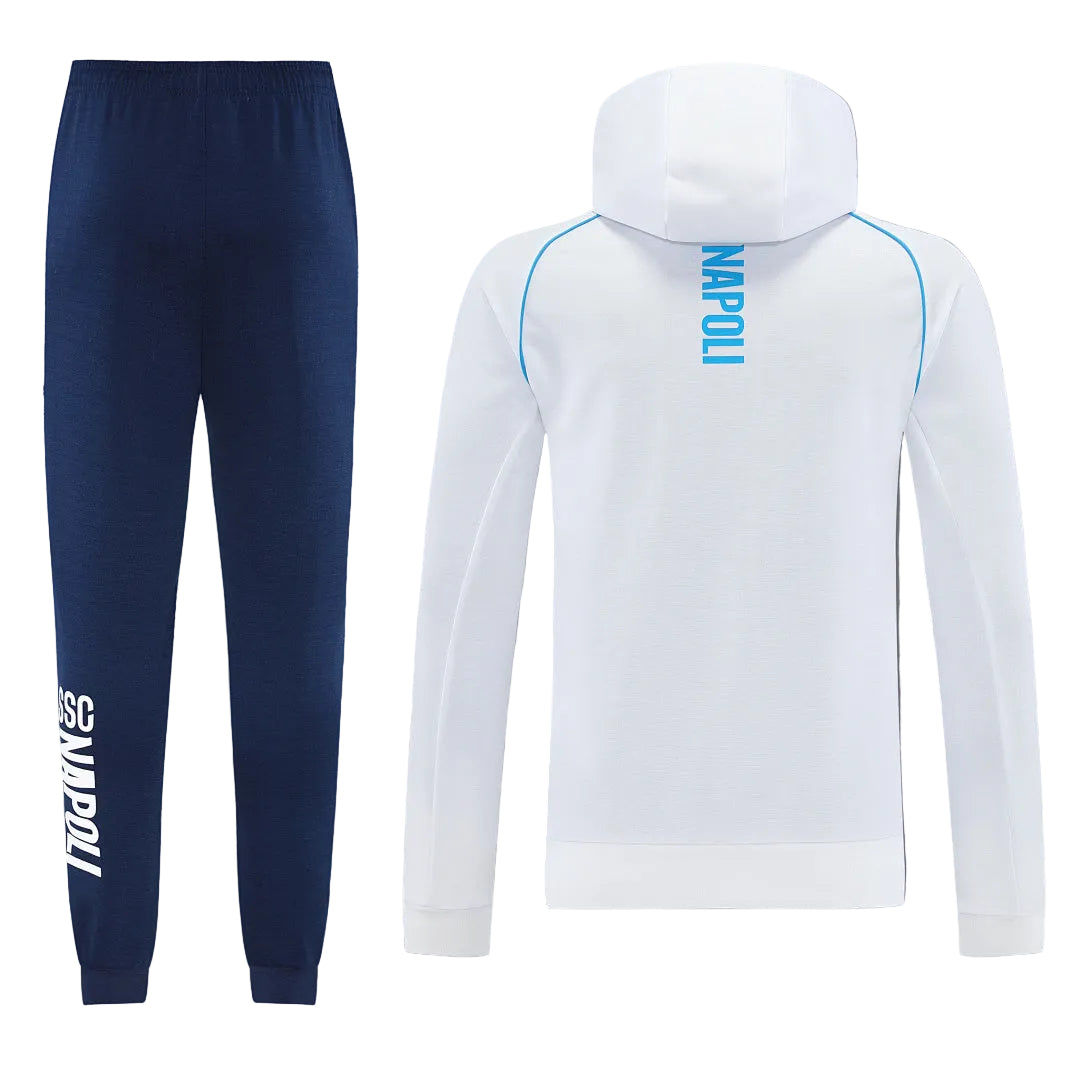 Napoli 2025/26 White Fullzip Tracksuit Set