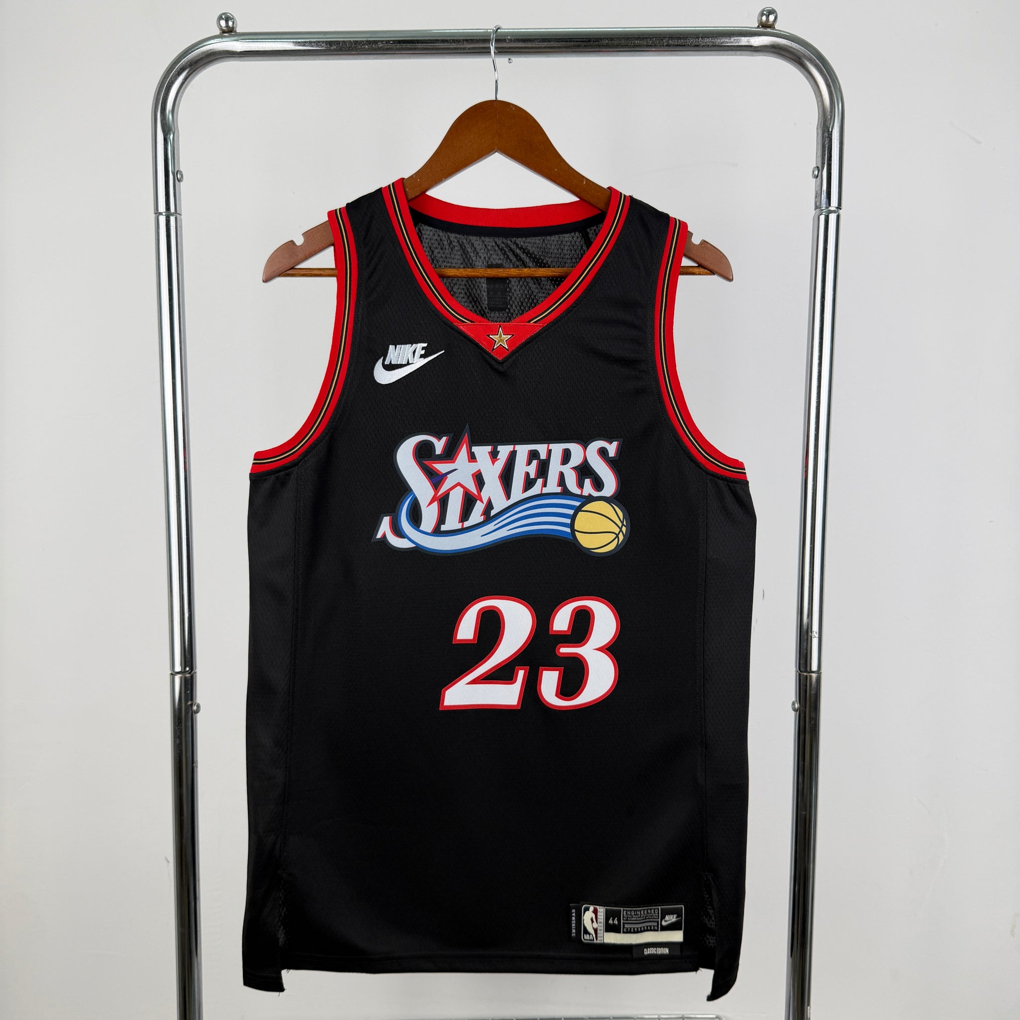 Philadelphia 76ers 2025-26 Black Swingman Jersey - Classic Edition