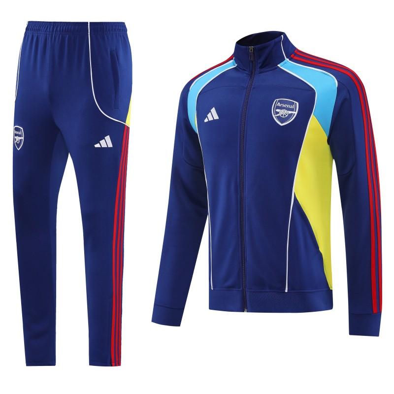 Arsenal 2025/26 Blue Full-Zip Tracksuit Set