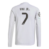 Real Madrid 2025/26 Home Player Version Long Sleeve Jersey