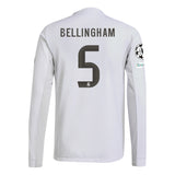 Real Madrid 2025/26 Home Player Version Long Sleeve Jersey