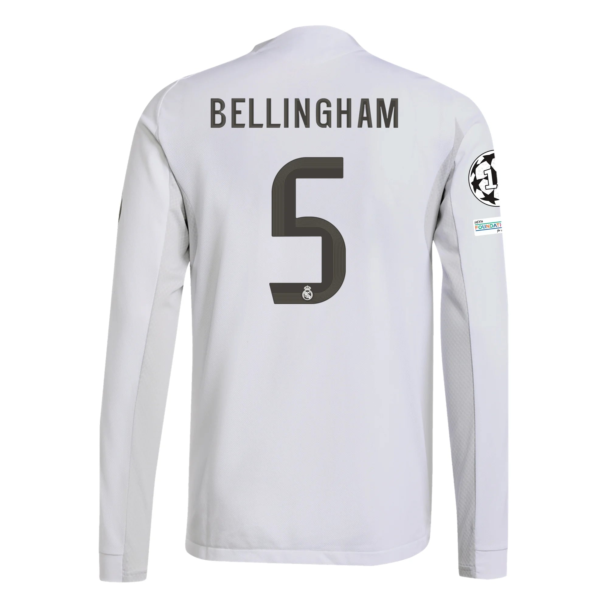 Real Madrid 2025/26 Home Player Version Long Sleeve Jersey