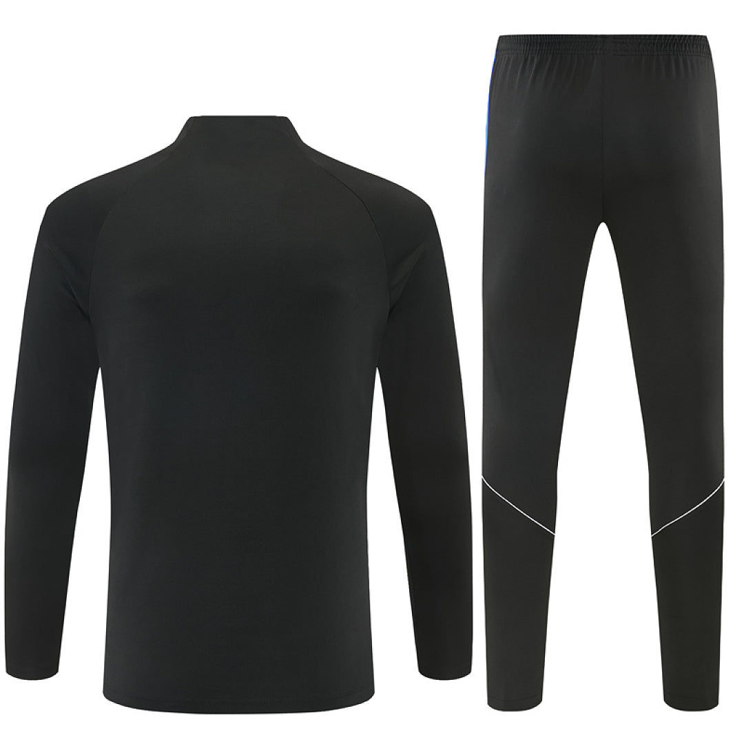 Atletico Madrid 2026/27 Black Half-Zip Tracksuit Set
