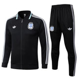 Argentina 2026 Black Full-Zip Tracksuit Set