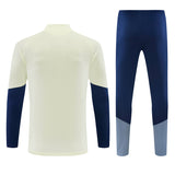 Bayern Munich 2026/27 Cream Half-Zip Tracksuit Set
