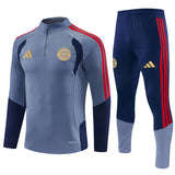 Bayern Munich 2026/27 Grey Half-Zip Tracksuit Set