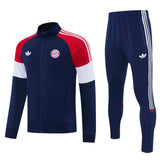 Bayern Munich 2026/27 Navy & Red Full-Zip Tracksuit Set