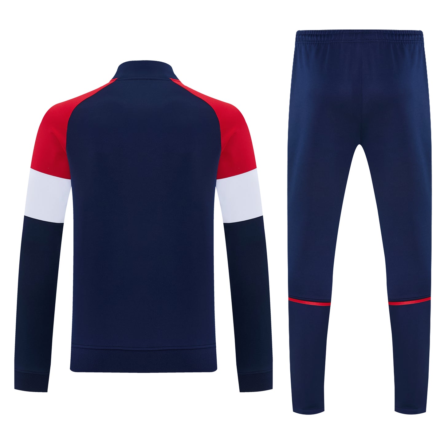 Bayern Munich 2026/27 Navy & Red Full-Zip Tracksuit Set