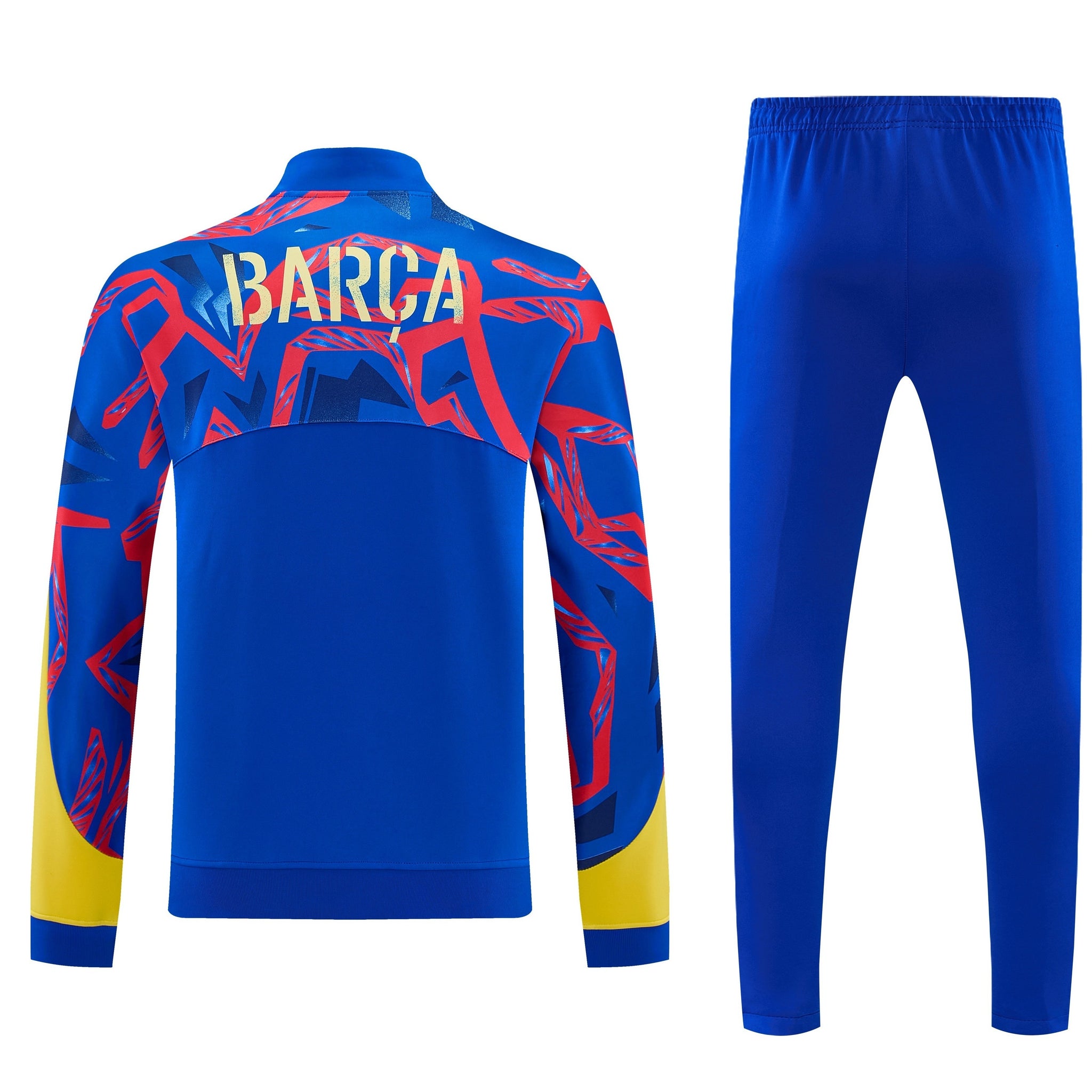 Barcelona 2026/27 Blue & Yellow Full-Zip Tracksuit Set