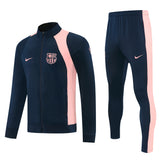 Bracelona 2026/27 Navy &vPink Full-Zip Tracksuit Set