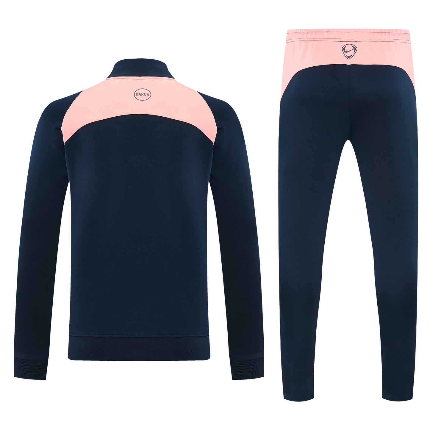 Bracelona 2026/27 Navy &vPink Full-Zip Tracksuit Set