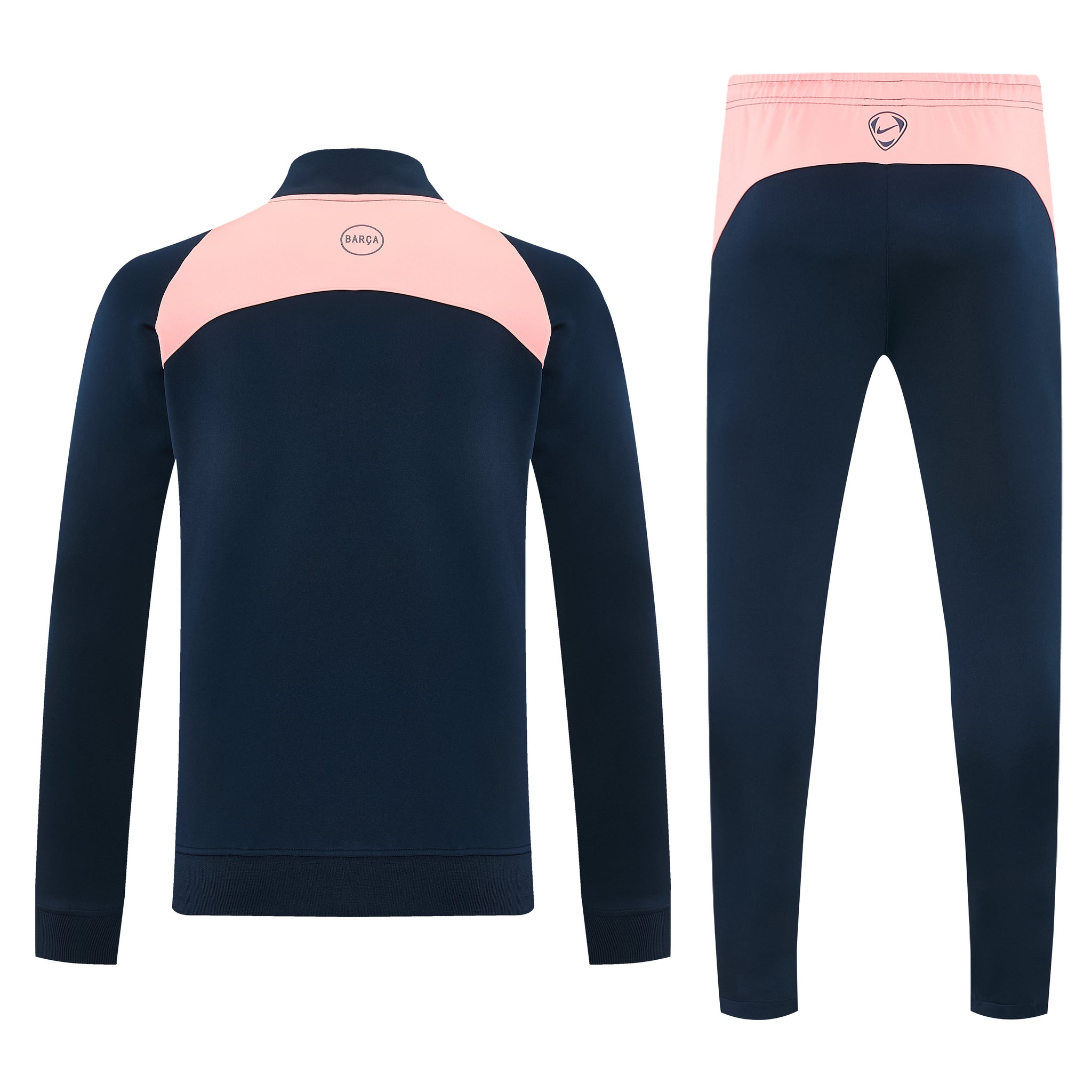 Bracelona 2026/27 Navy &vPink Full-Zip Tracksuit Set