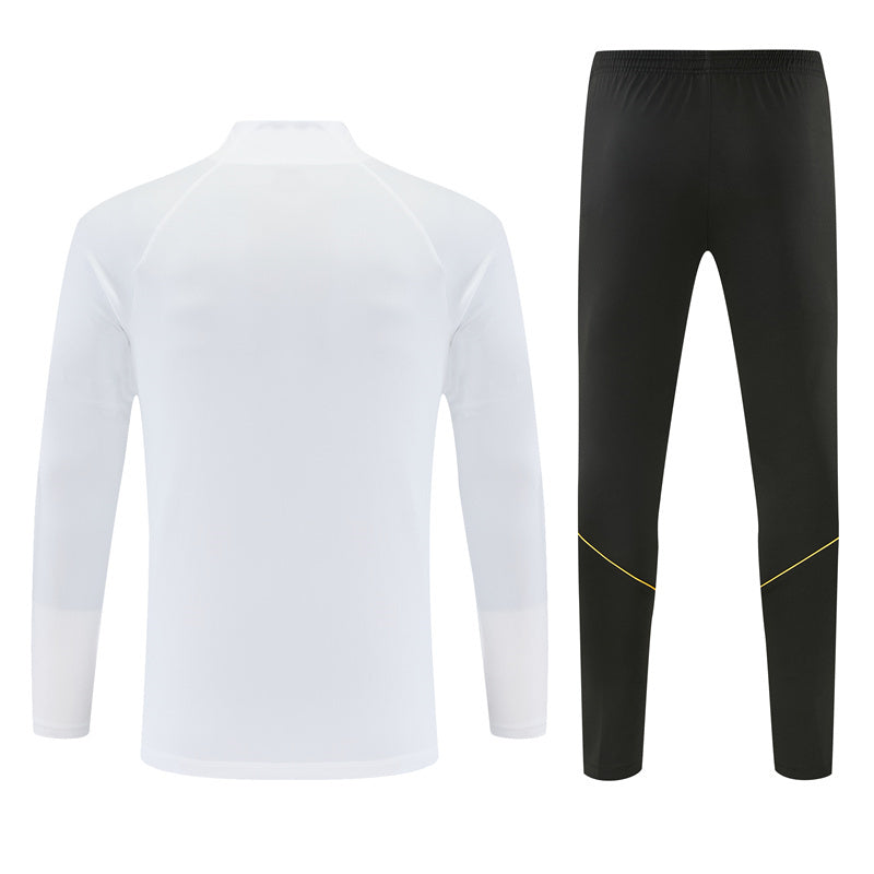 Barcelona 2026/27 White Mamba Half-Zip Tracksuit Set