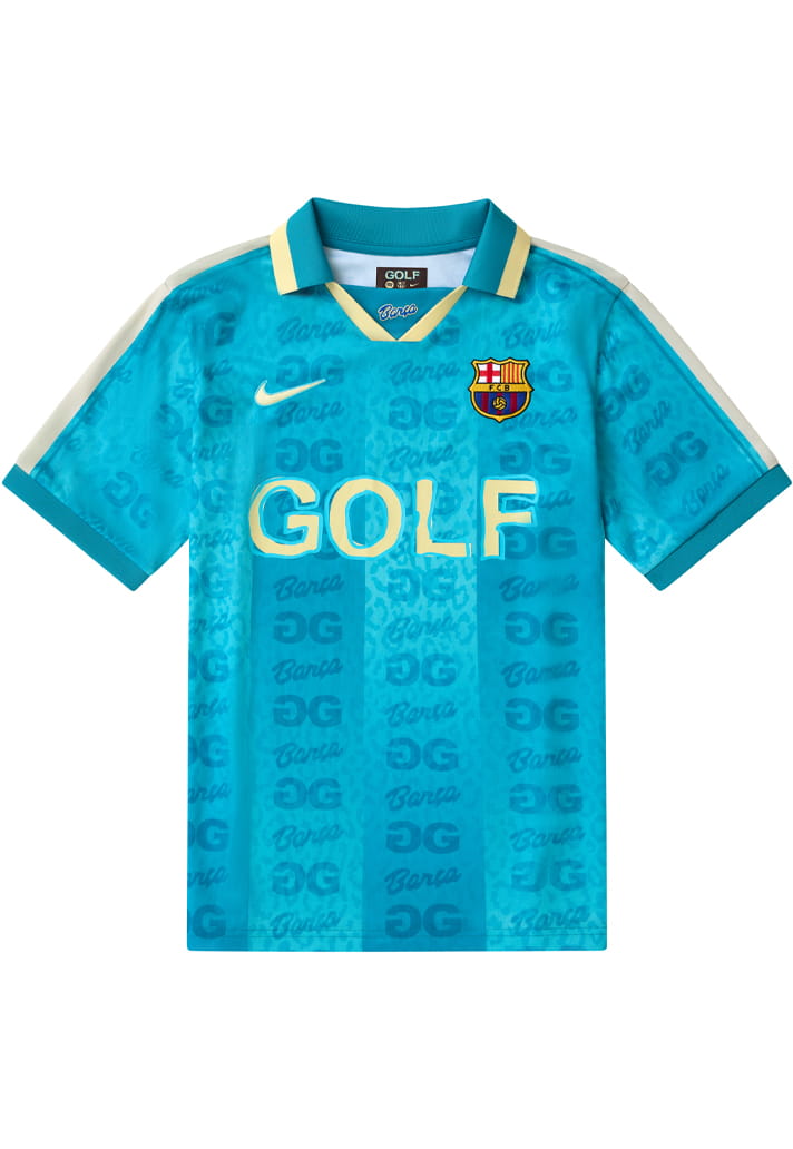 Barcelona x Golf 2026/27 Blue Retro Style Polo Jersey
