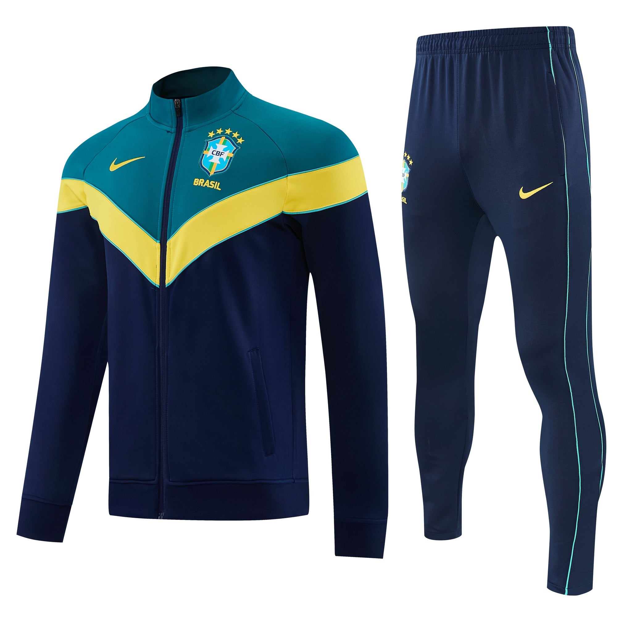 Brazil 2026/27 Multi-Colour Full-Zip Tracksuit Set