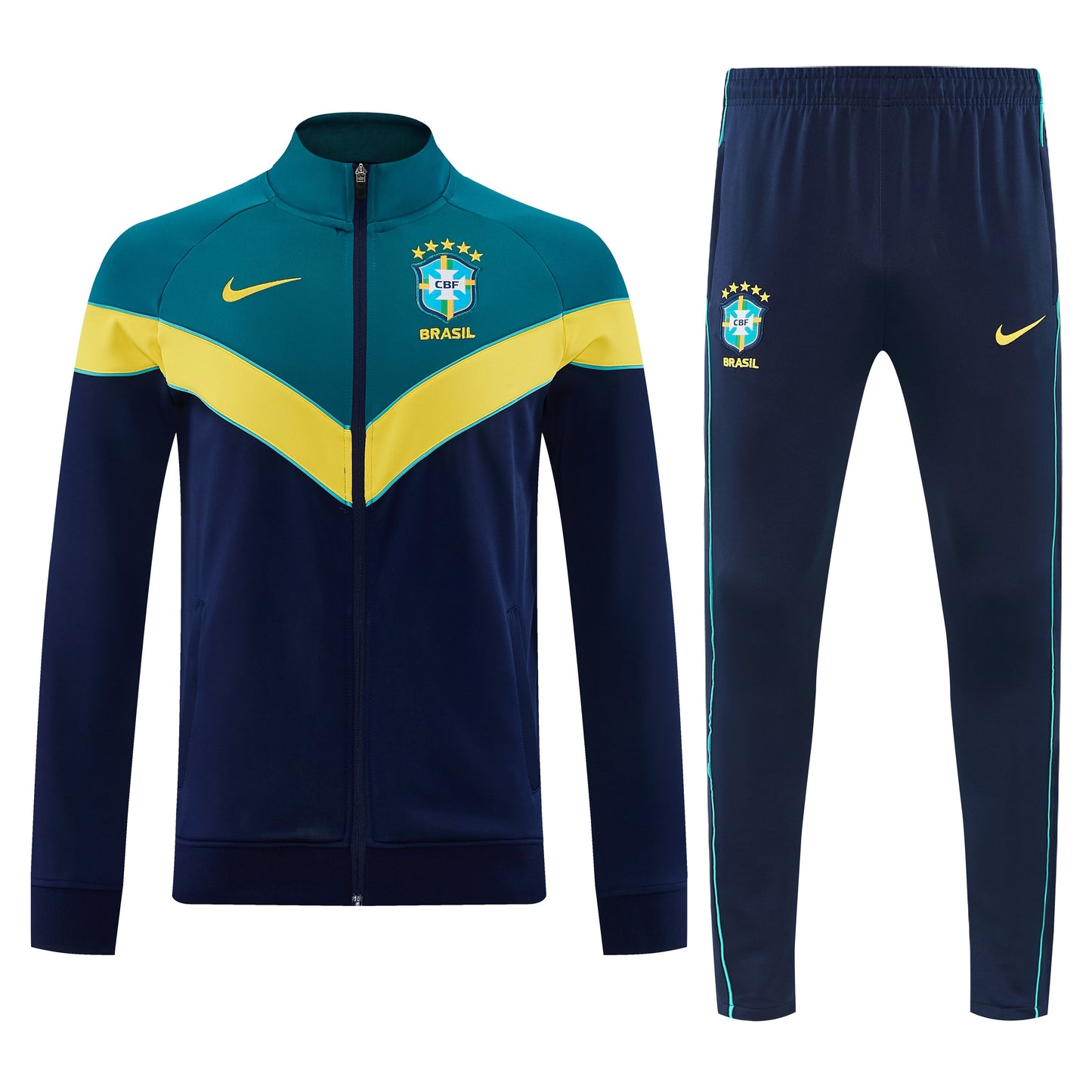 Brazil 2026/27 Multi-Colour Full-Zip Tracksuit Set