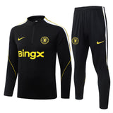 Chelsea 2026/27 Black Half-Zip Tracksuit Set