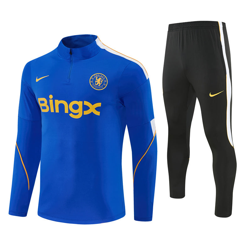 Chelsea 2026/27 Blue Half-Zip Tracksuit Set