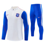 Chelsea 2026/27 White Half-Zip Tracksuit Set