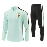 France 2026/27 Light-Green Half-Zip Tracksuit Set