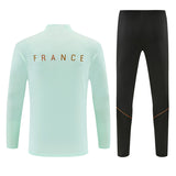 France 2026/27 Light-Green Half-Zip Tracksuit Set