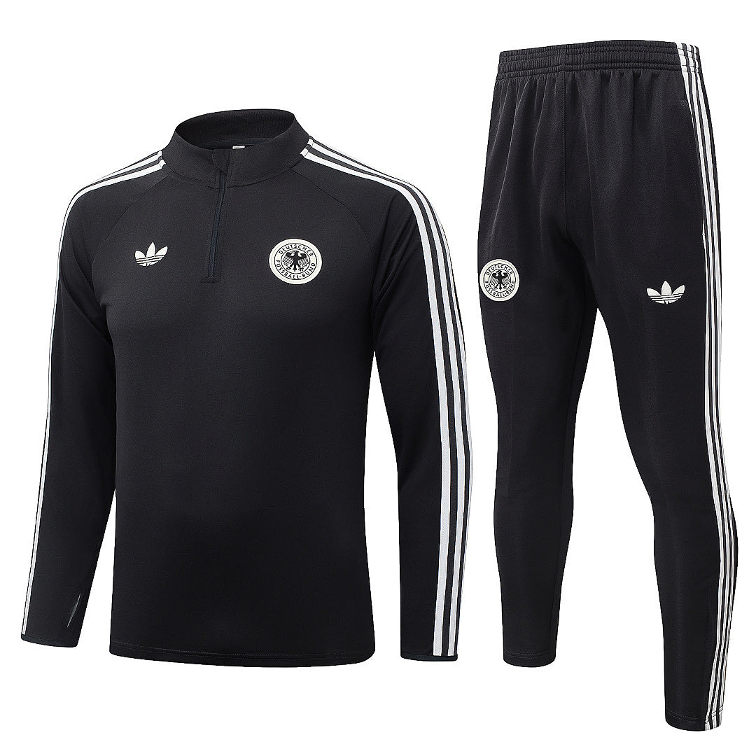 Germany 2026/27 Black Half-Zip Tracksuit Set