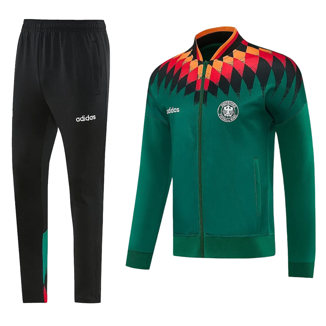 Germany 2026/27 Green Retro Full-Zip Tracksuit Set