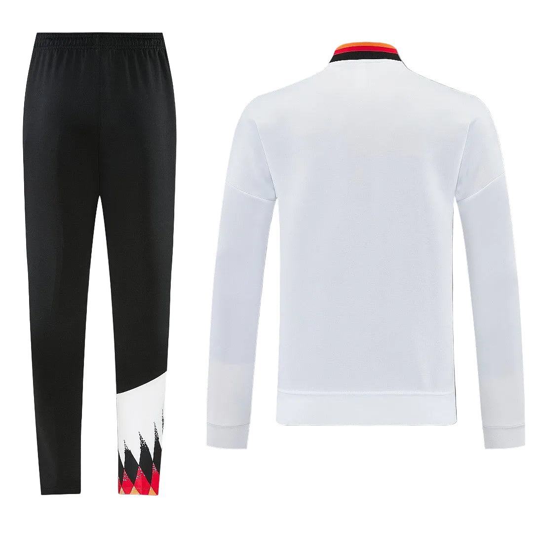 Germany 2026/27 White Retro Full-Zip Tracksuit Set