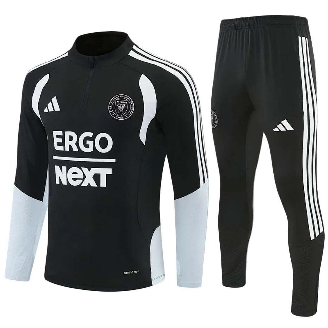 Inter Miami 2026/27 Black Half-Zip Tracksuit Set